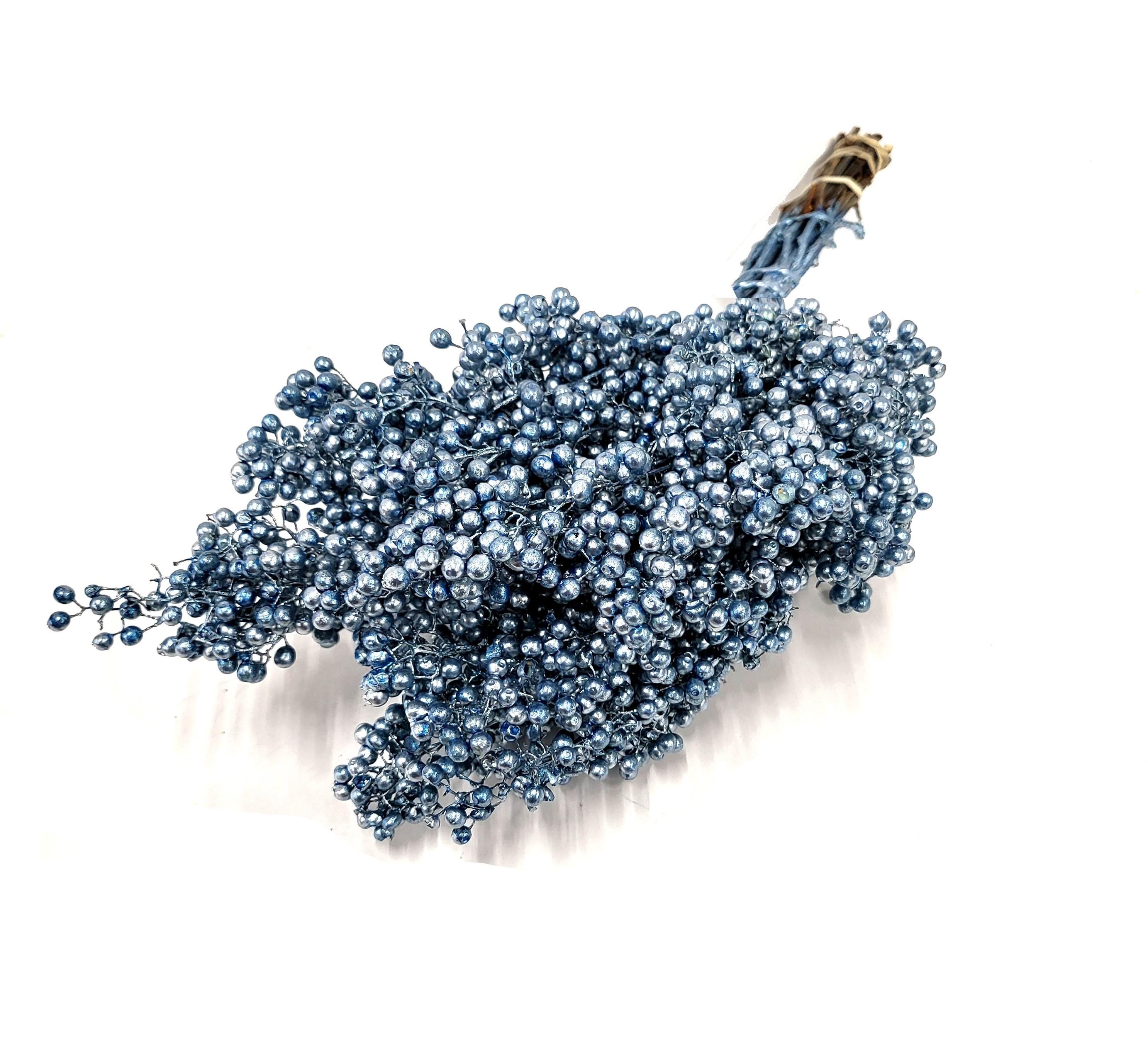 Срезанные цветы оптом Pepperberries per bunch in poly Metallic Blue от 5шт из Голландии с доставкой по России