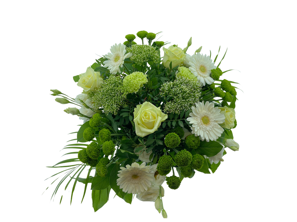 Срезанные цветы оптом Bouquet large white - green от 1шт из Голландии с доставкой по России