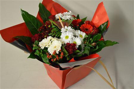Срезанные цветы оптом Bouquet aqua luxe red от 2шт из Голландии с доставкой по России