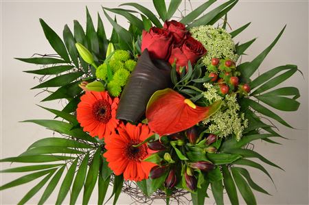 Срезанные цветы оптом Bouquet salim red от 1шт из Голландии с доставкой по России