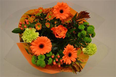 Срезанные цветы оптом Bouquet 15 stem orange от 4шт из Голландии с доставкой по России