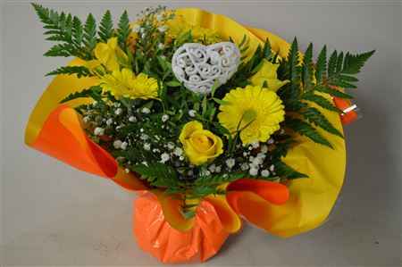 Срезанные цветы оптом Bouquet aqua small yellow от 4шт из Голландии с доставкой по России