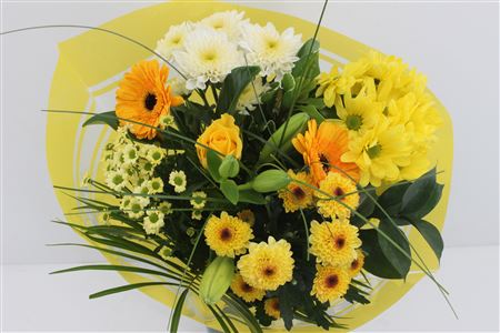 Срезанные цветы оптом Bouquet supra yellow от 5шт из Голландии с доставкой по России