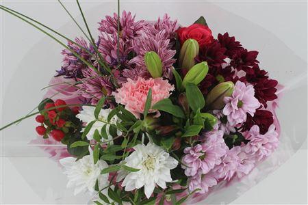 Срезанные цветы оптом Bouquet vario pink от 8шт из Голландии с доставкой по России
