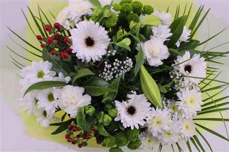 Срезанные цветы оптом Bouquet st white 2 от 3шт из Голландии с доставкой по России