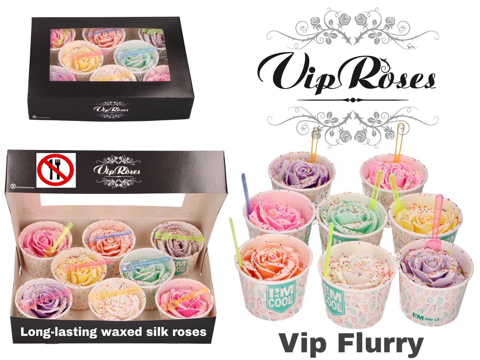Срезанные цветы оптом Rosa large paint vip flurry от 8шт из Голландии с доставкой по России
