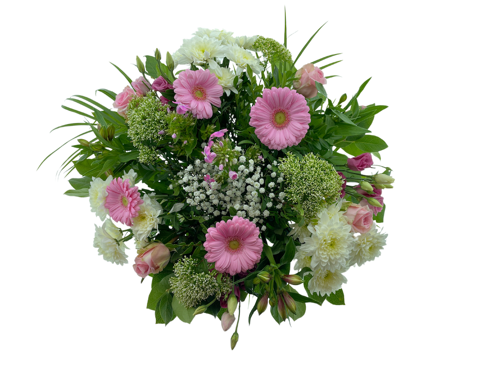 Срезанные цветы оптом Bouquet large white -pink от 1шт из Голландии с доставкой по России
