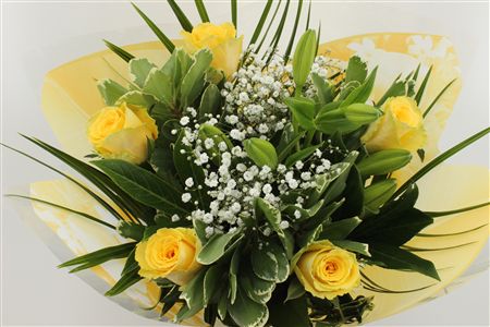 Срезанные цветы оптом Bouquet apart yellow от 5шт из Голландии с доставкой по России