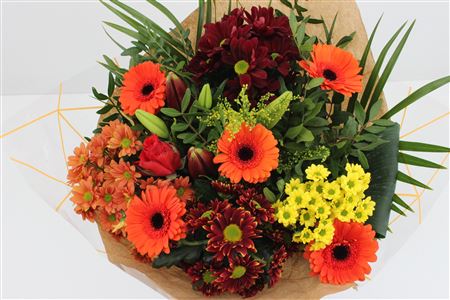 Срезанные цветы оптом Bouquet offer orange от 2шт из Голландии с доставкой по России