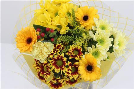 Срезанные цветы оптом Bouquet 9-10 stem yellow от 10шт из Голландии с доставкой по России