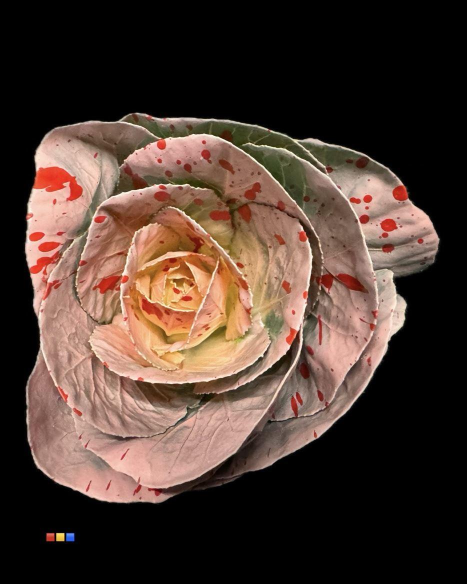 Срезанные цветы оптом Brassica paint pink splash red от 20шт из Голландии с доставкой по России