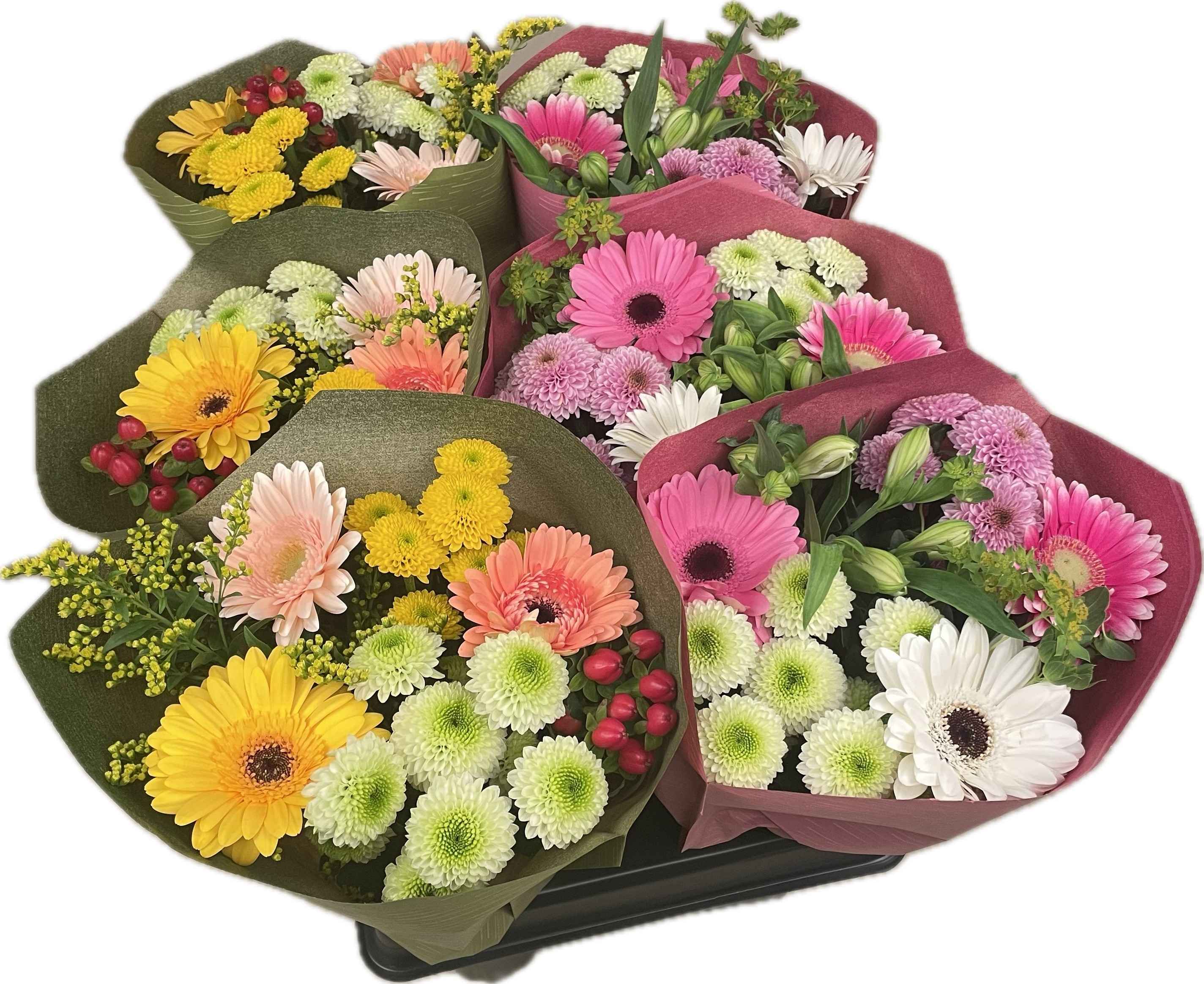 Срезанные цветы оптом Bouquet sixpack summer от 6шт из Голландии с доставкой по России