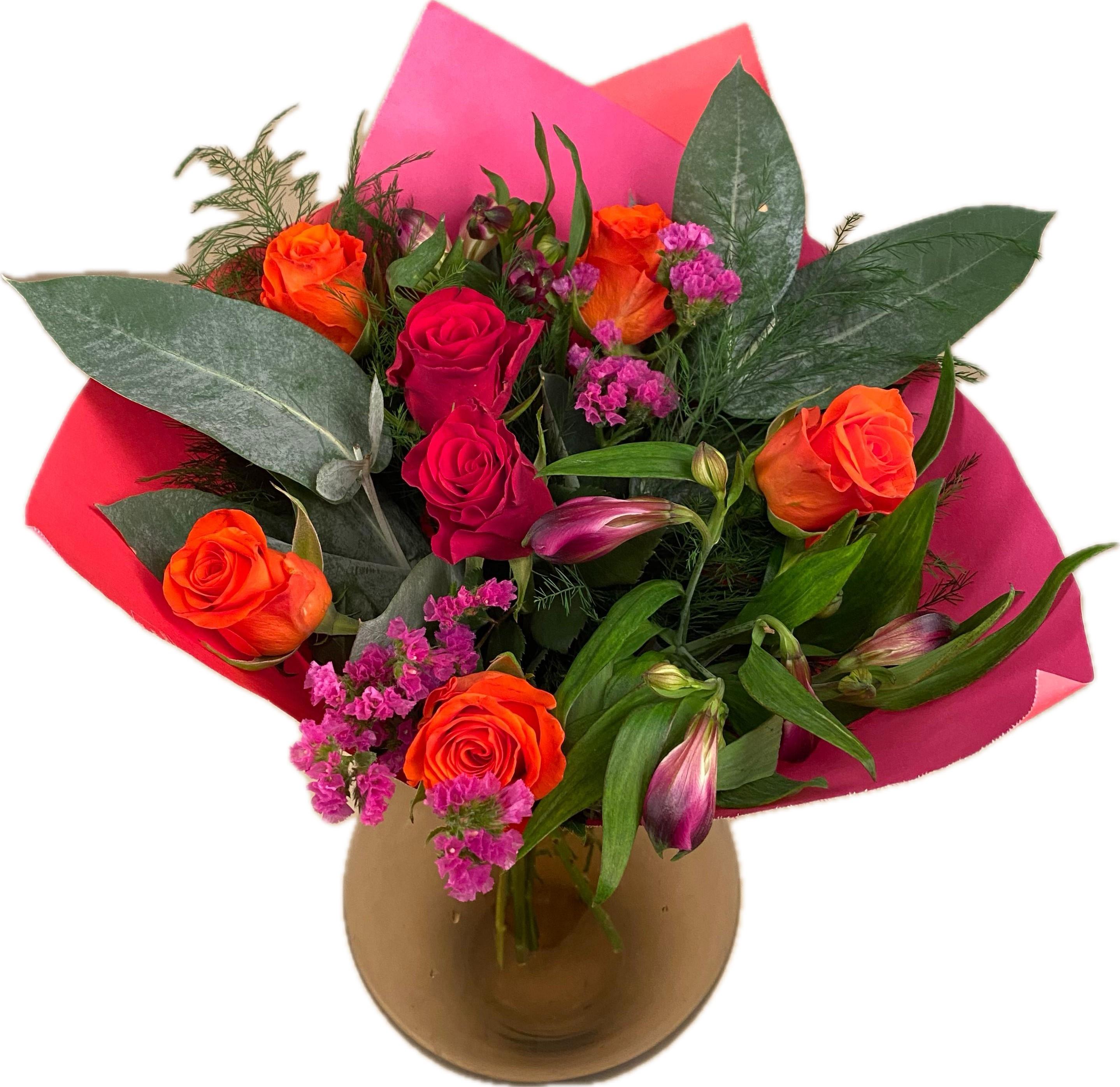 Срезанные цветы оптом Bq Roses Orange от 3шт из Голландии с доставкой по России