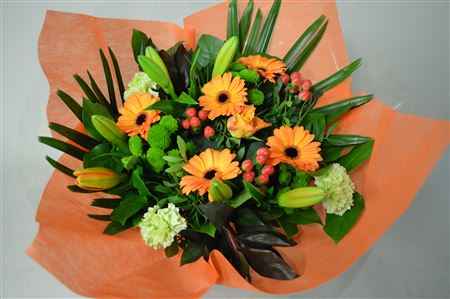 Срезанные цветы оптом Bouquet super orange от 1шт из Голландии с доставкой по России