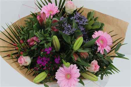 Срезанные цветы оптом Bouquet st pink 2 от 3шт из Голландии с доставкой по России
