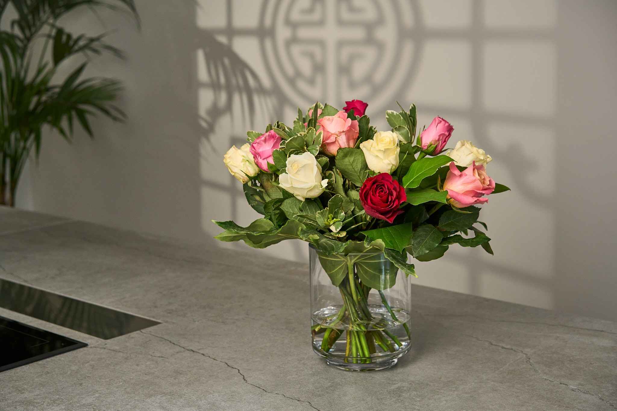 Срезанные цветы оптом Bouquet rosa pastel mix от 2шт из Голландии с доставкой по России