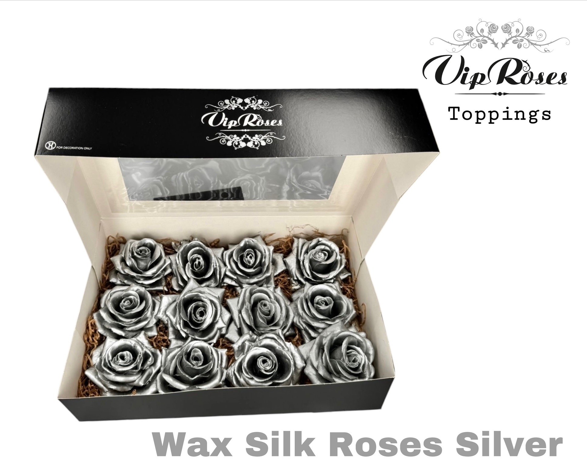 Срезанные цветы оптом Rosa large silk wax silver от 12шт из Голландии с доставкой по России