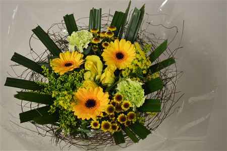 Срезанные цветы оптом Bouquet salim yellow от 1шт из Голландии с доставкой по России