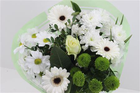 Срезанные цветы оптом Bouquet promo white от 5шт из Голландии с доставкой по России