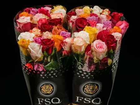 Срезанные цветы оптом Rosa ec mix season от 40шт из Голландии с доставкой по России