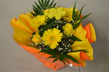 Срезанные цветы оптом Bouquet aqua small yellow от 4шт из Голландии с доставкой по России