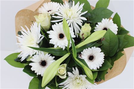 Срезанные цветы оптом Bouquet anastasia white от 3шт из Голландии с доставкой по России