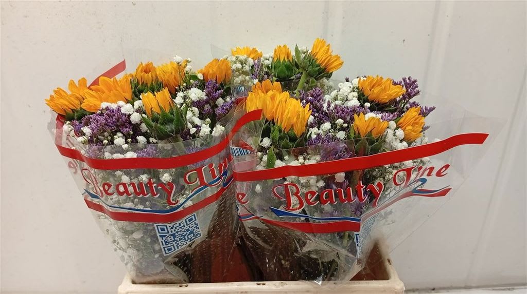 Срезанные цветы оптом Bouquet summer bouquet mix 6 от 4шт из Голландии с доставкой по России