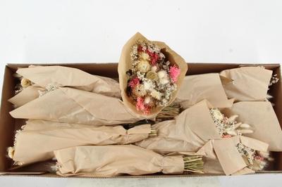 Срезанные цветы оптом DF BOUQUET WHITE - PINK 50CM от 10шт из Голландии с доставкой по России