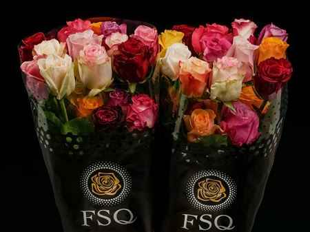 Срезанные цветы оптом Rosa ec mix season от 80шт из Голландии с доставкой по России