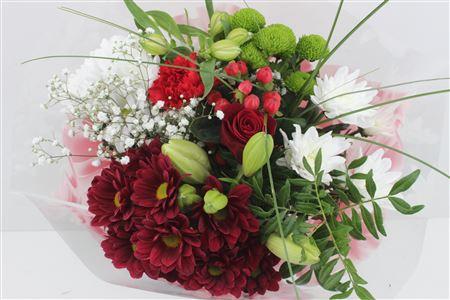 Срезанные цветы оптом Bouquet vario red от 8шт из Голландии с доставкой по России