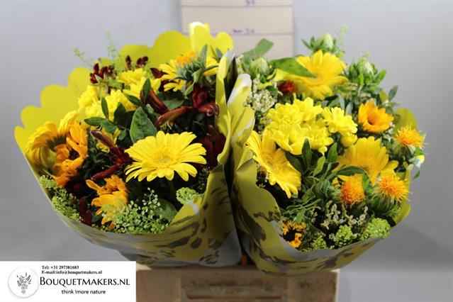 Срезанные цветы оптом Bouquet yellow от 2шт из Голландии с доставкой по России