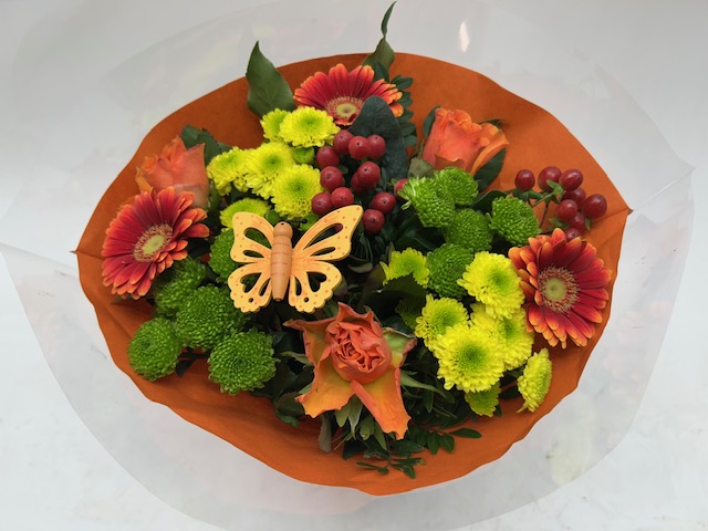 Срезанные цветы оптом Bouquet biedermeier peach от 2шт из Голландии с доставкой по России