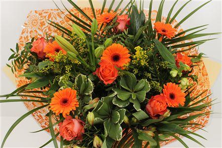 Срезанные цветы оптом Bouquet rosa big orange от 1шт из Голландии с доставкой по России