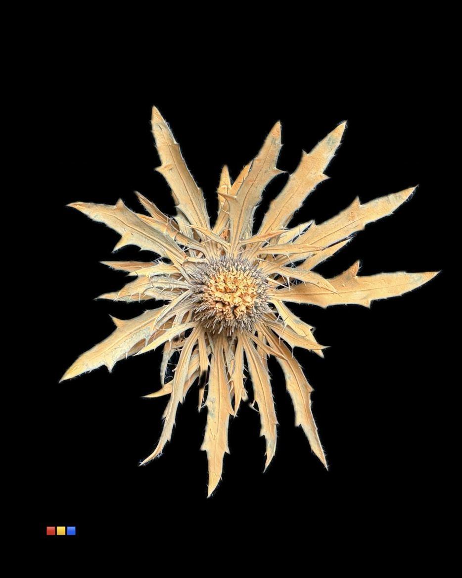 Срезанные цветы оптом Eryngium paint apricot от 40шт из Голландии с доставкой по России