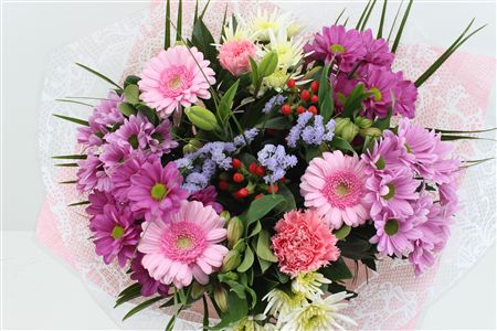 Срезанные цветы оптом Bouquet big pink от 3шт из Голландии с доставкой по России