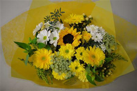 Срезанные цветы оптом Bouquet 20 stem yellow от 3шт из Голландии с доставкой по России