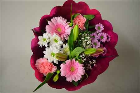 Срезанные цветы оптом Bouquet 11 stem pink от 7шт из Голландии с доставкой по России