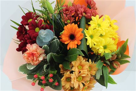 Срезанные цветы оптом Bouquet biedermeier orange от 5шт из Голландии с доставкой по России