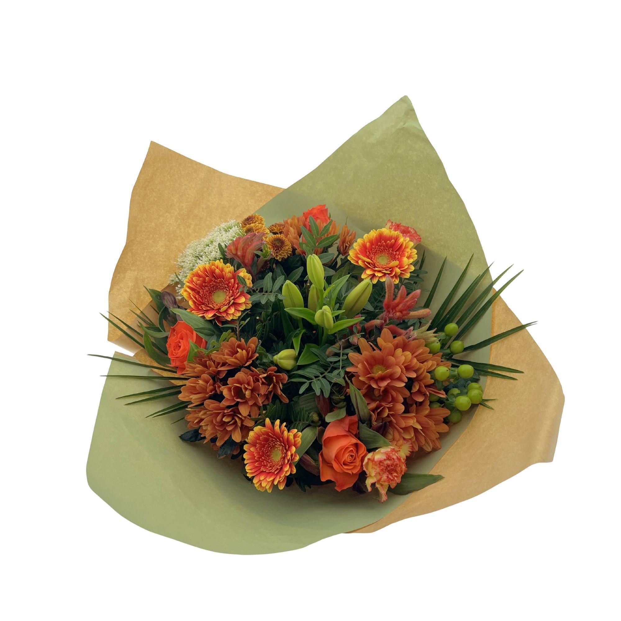 Срезанные цветы оптом Bouquet biedermeier orange extra large от 1шт из Голландии с доставкой по России