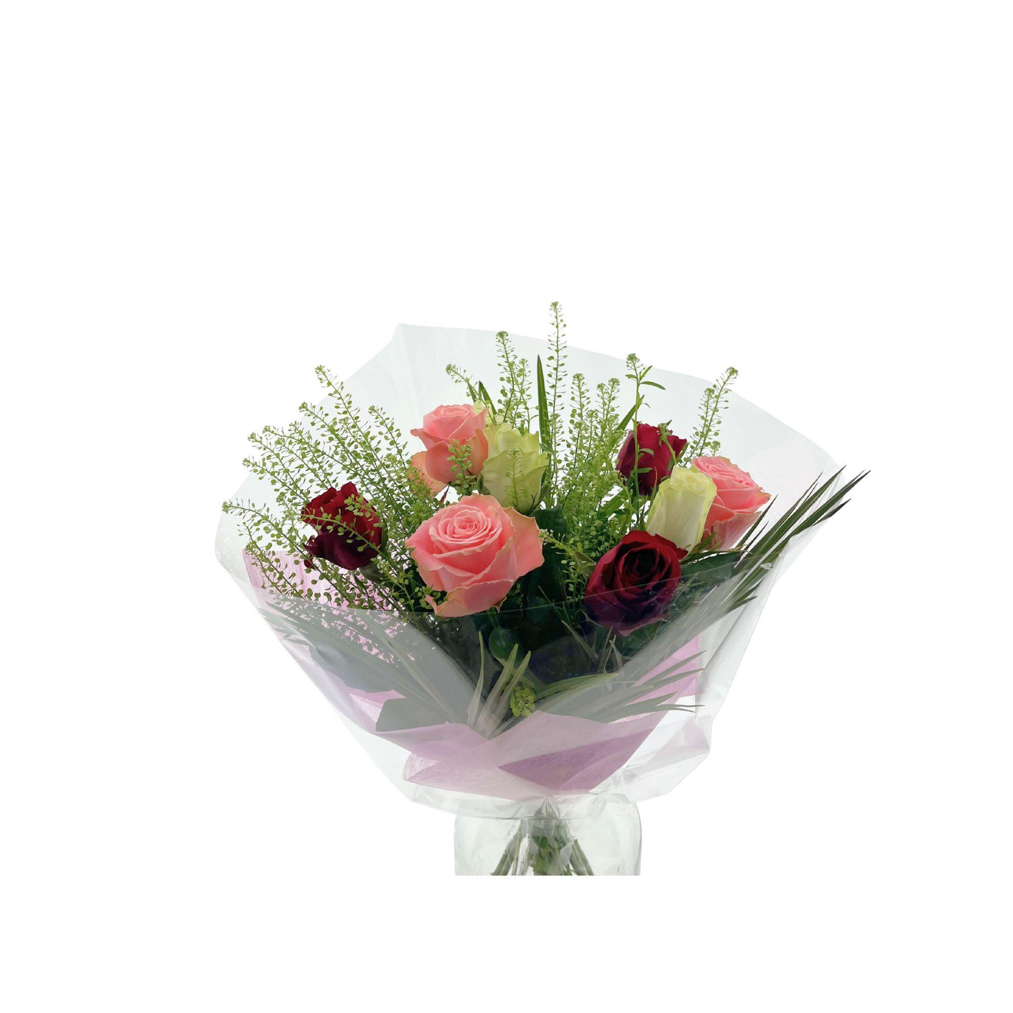 Срезанные цветы оптом Bouquet rosa romantic от 3шт из Голландии с доставкой по России