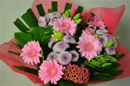 Срезанные цветы оптом Bouquet bm fabric pink от 2шт из Голландии с доставкой по России