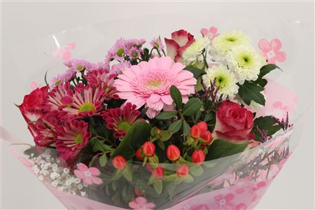 Срезанные цветы оптом Bouquet rosa small pink от 10шт из Голландии с доставкой по России