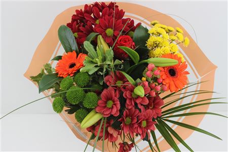 Срезанные цветы оптом Bouquet supra orange от 5шт из Голландии с доставкой по России