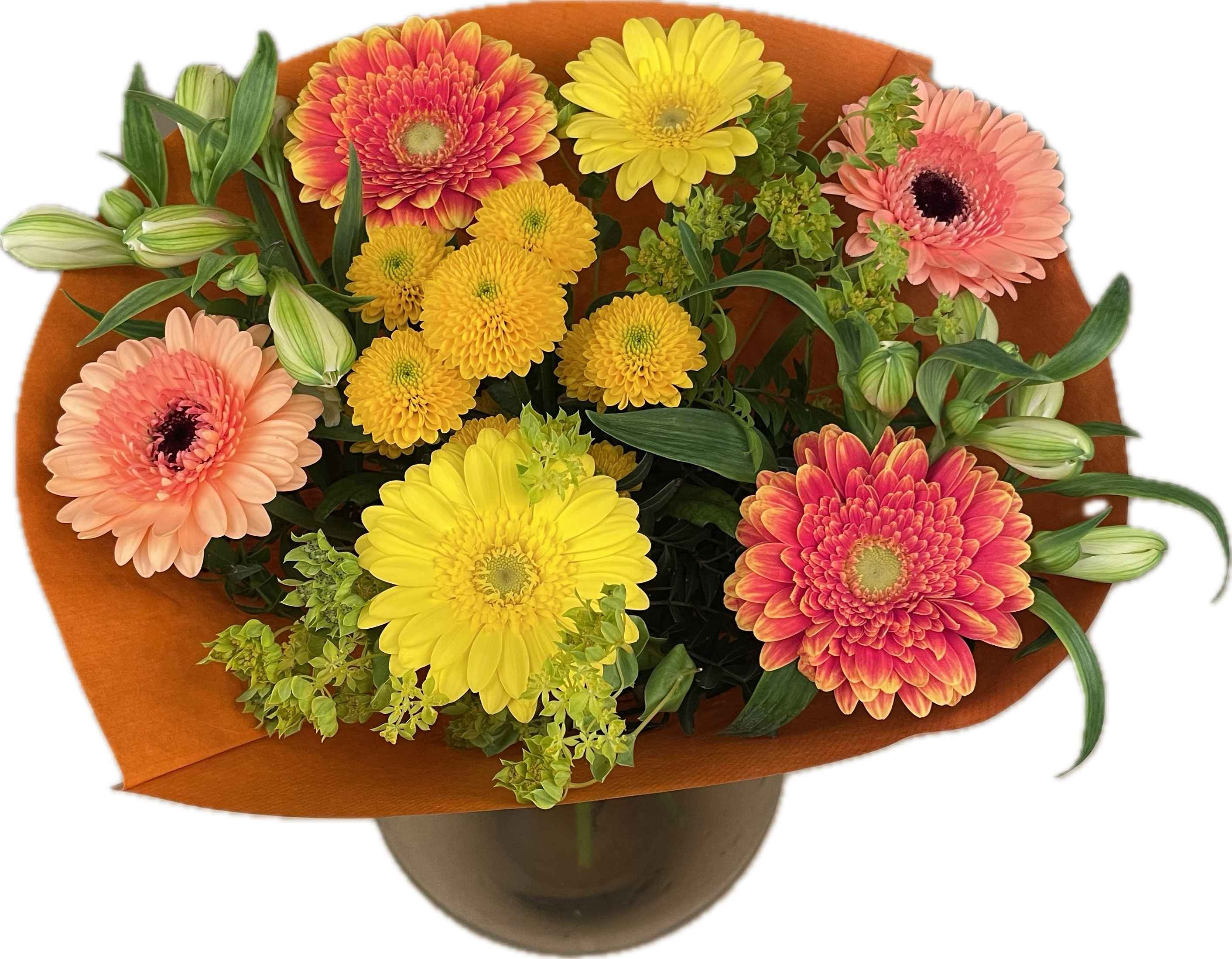 Срезанные цветы оптом Bouquet confetti colors hot m от 3шт из Голландии с доставкой по России