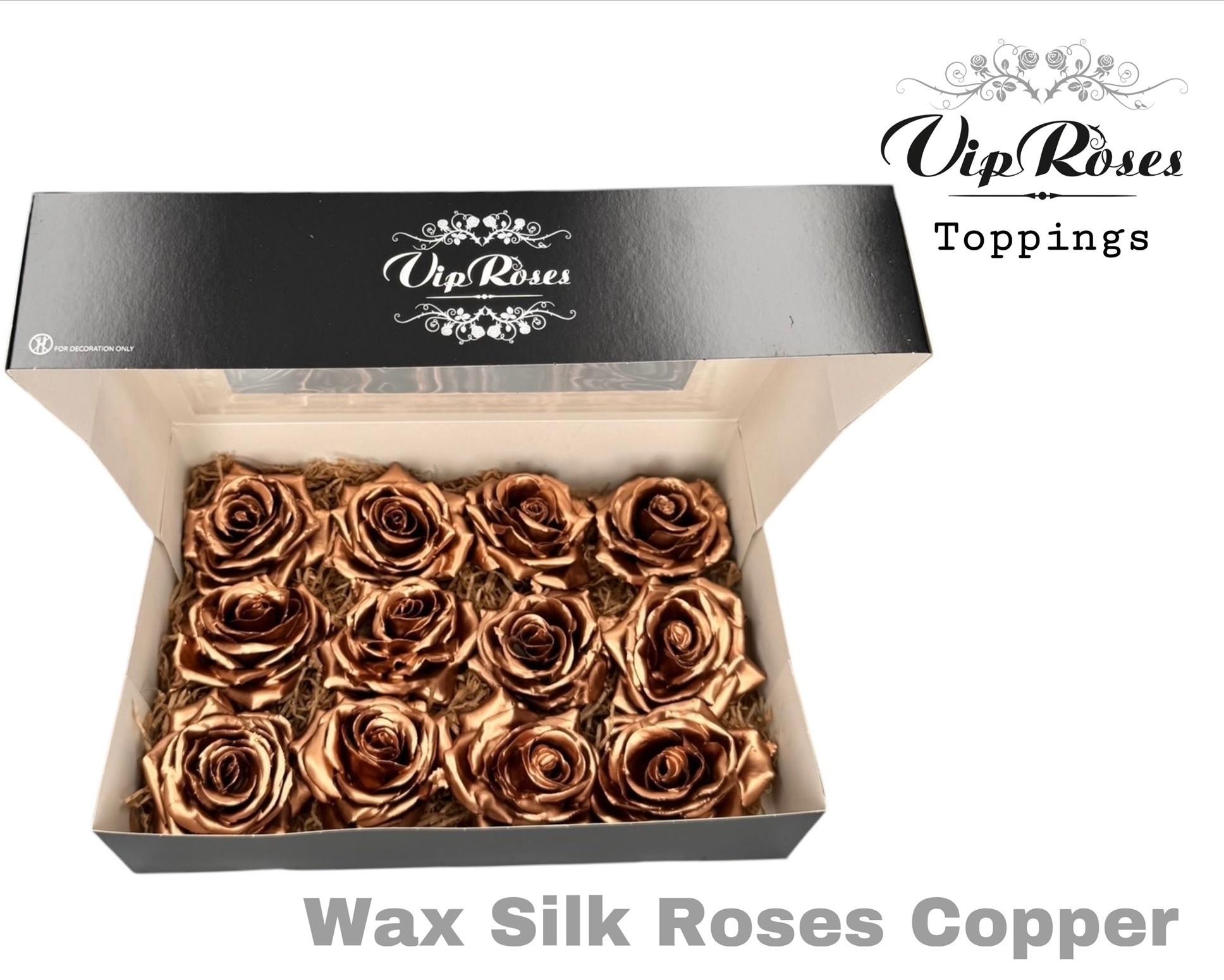 Срезанные цветы оптом Rosa large silk wax copper от 12шт из Голландии с доставкой по России