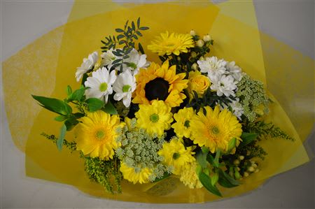 Срезанные цветы оптом Bouquet 20 stem yellow от 3шт из Голландии с доставкой по России