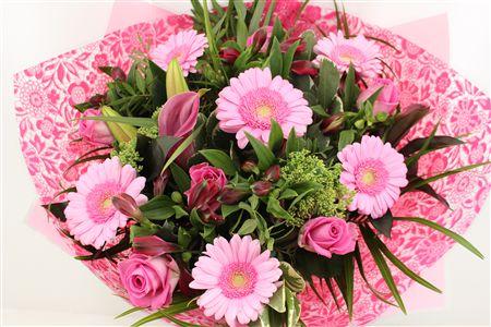 Срезанные цветы оптом Bouquet rosa big pink от 1шт из Голландии с доставкой по России