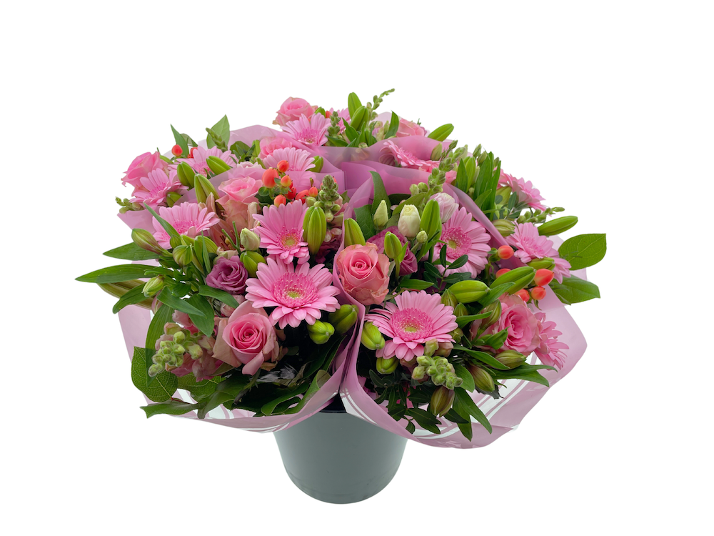 Срезанные цветы оптом Bouquet 13 stems pink от 4шт из Голландии с доставкой по России