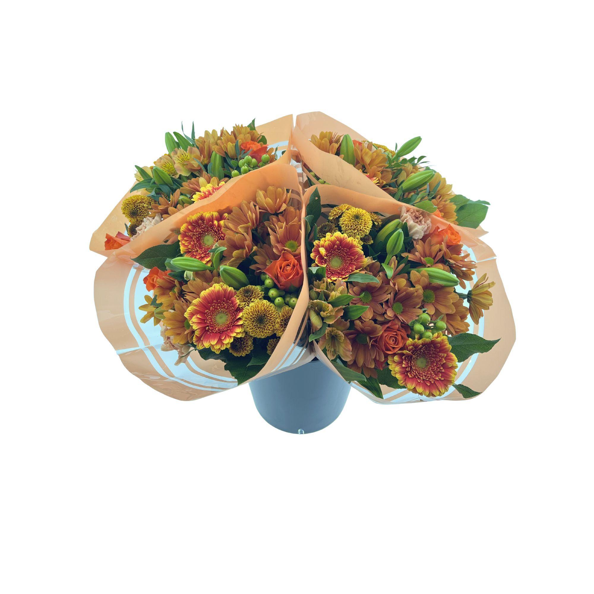 Срезанные цветы оптом BQ 13 stems Orange от 4шт из Голландии с доставкой по России