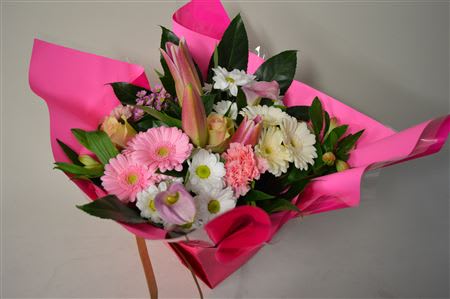 Срезанные цветы оптом Bouquet aqua luxe pink от 2шт из Голландии с доставкой по России